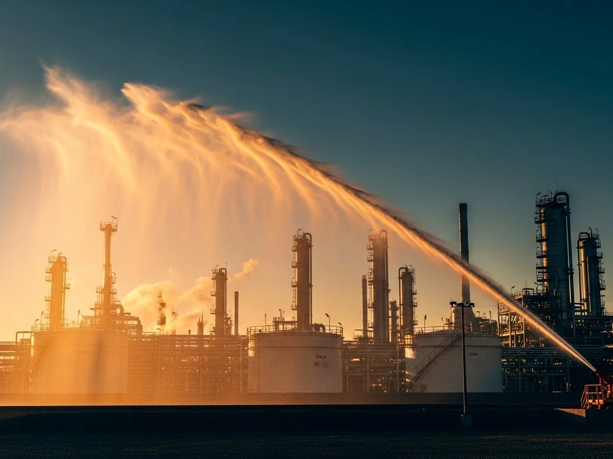 Protección contra incendios para plantas de energía